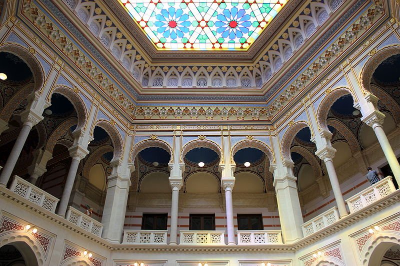 Inside the Sarajevo City Hall