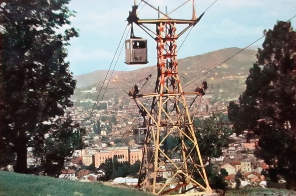 Sarajevo cable car in 1960