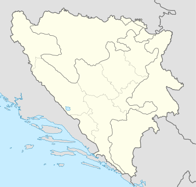 Bosnia and Herzegovina location map