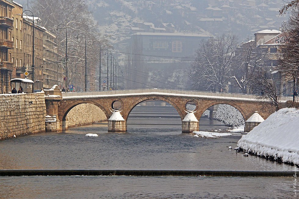 Latin bridge in the winter