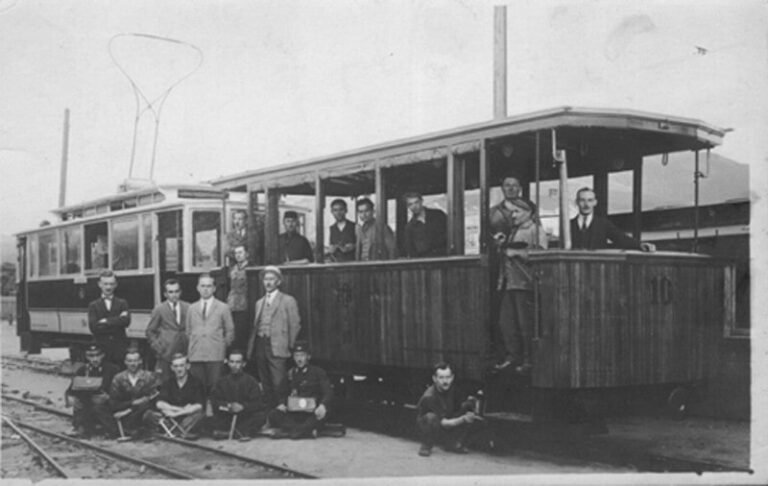 First electric tram in Sarajevo