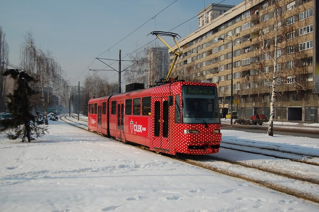 Today's tram in Sarajevo
