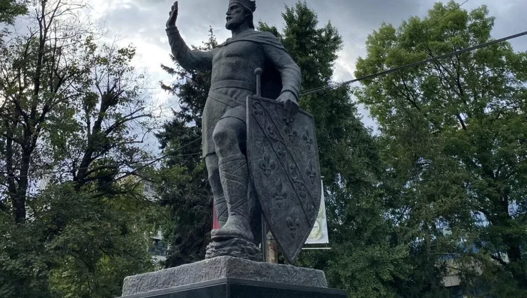 King Tvrtko Ist statue in Sarajevo